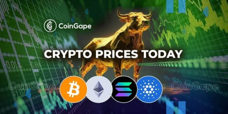 Crypto Prices Today (May 12): Bitcoin Steady at $103K, ETH at $2.5K, MOODENG Surges 100%