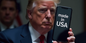 Trump threatens Apple with 25% tariffs over foreign iPhone production; shares fall