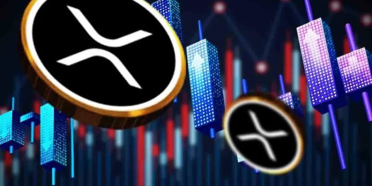 XRP Price holds steady at $2.2 even as trading volume drops 22%