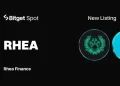 Bitget Lists Rhea Finance (RHEA) for Spot Trading—Details Here