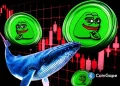 Analyst Eyes $0.00039 Pepe Coin Price Despite Record Long Squeeze and 400B Whale Selling