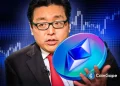 Tom Lee Projects $10,000 Ethereum Price as ETH ETF Inflows Surpass Bitcoin