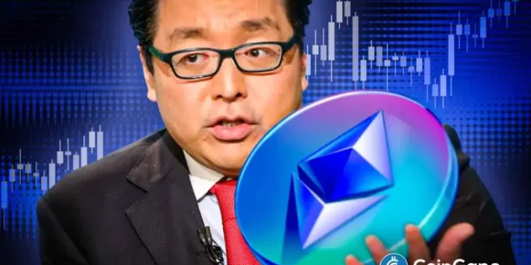 Tom Lee Projects $10,000 Ethereum Price as ETH ETF Inflows Surpass Bitcoin
