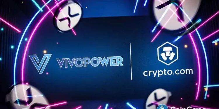 Vivopower Partners with Crypto.com for Institutional Custody of XRP Treasury Assets