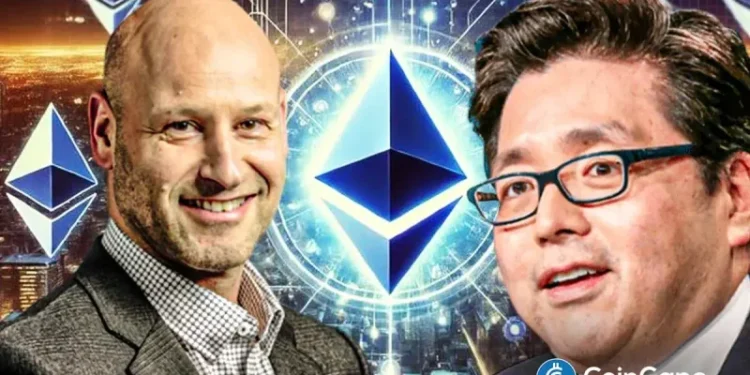 Joseph Lubin, Tom Lee Predict 100x Ethereum Rally on Wall Street Adoption