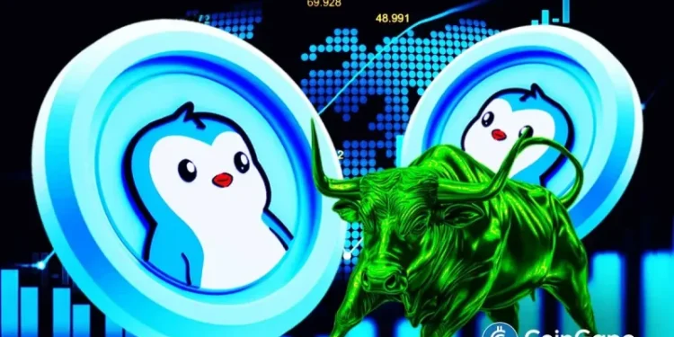 Pudgy Party Hits 750K Downloads- Expert Predicts 400% “Bull Rally” for PENGU
