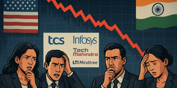 Indian IT stocks crash as Trump’s $100K H-1B visa fee sparks market turmoil