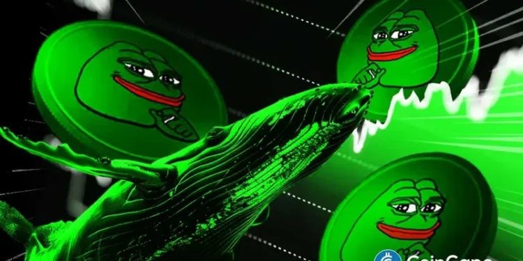 Pepe Coin Price Prediction as the Token Jumps Nearly 20% – Will Whale Accumulation Take it to $0.00003?