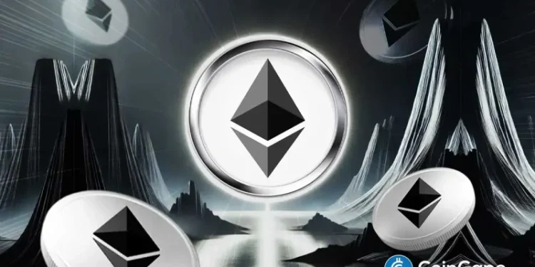 Ethereum Exchange Supply Drops 52% as $3,700 Liquidation Risk Grows