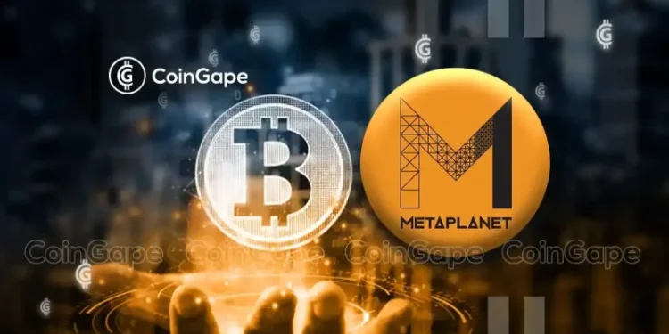 UBS Joins Morgan Stanley to Short Bitcoin DAT Metaplanet, Stock Crashes Below 600 JPY