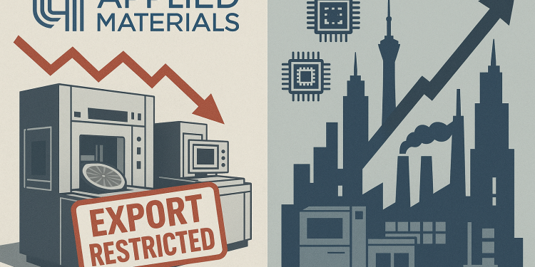 Applied Materials decline after $710M revenue hit from US export restrictions