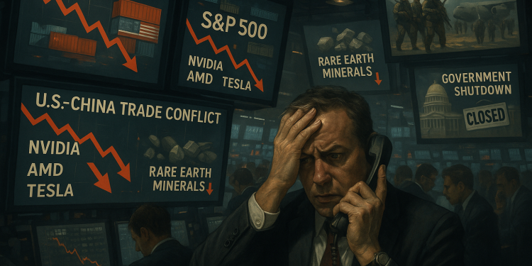 US digest: markets slide after fresh Trump tariff threat, consumer sentiment slide