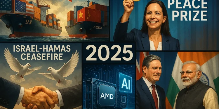 Weekly wrap: Trump missing Nobel Peace Prize, UK PM’s India visit, AMD-OpenAI deal and more