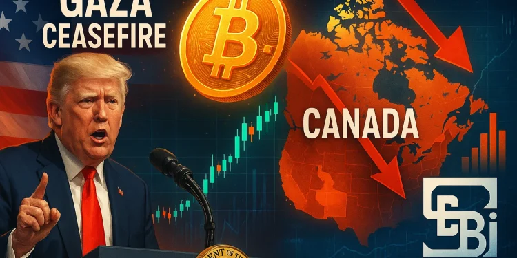 Evening digest: Trump sets deadline for Hamas, Canada’s slowdown, BTC rebounds