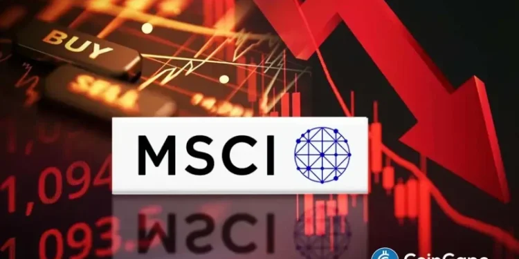 Another Crypto Sell-Off Ahead? MSCI Review Sparks $15B Market Crash Fears