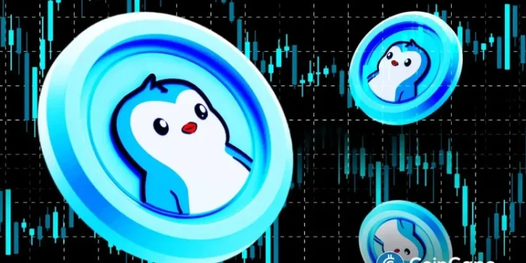 PENGU Rises Despite Crypto Market Downtrend as Pudgy Penguins Appear on Las Vegas Sphere