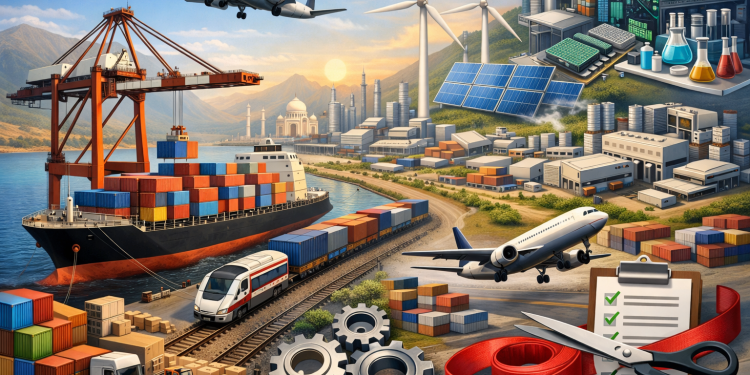 India plans manufacturing push to triple exports by 2035