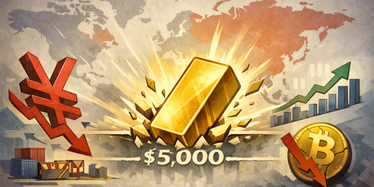 Morning brief: Gold tops $5,000, Yen volatility rattles markets