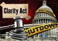 CLARITY Act Progress Under Threat As U.S. Shutdown Deadline Nears
