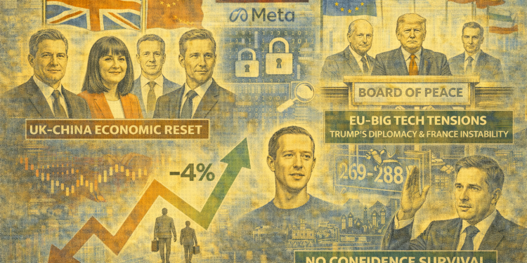 Europe bulletin: UK courts China, Ofcom probes Meta, EU alarms over Trump