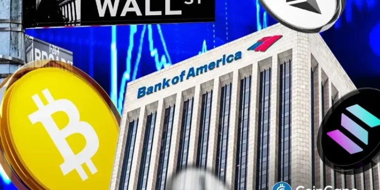 Wall Street Goes Crypto: Bank of America Tells Clients to Allocate up to 4% to Digital Assets