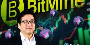 Tom Lee’s Bitmine Doubles Down on Ethereum With $34.7M Fresh Purchase